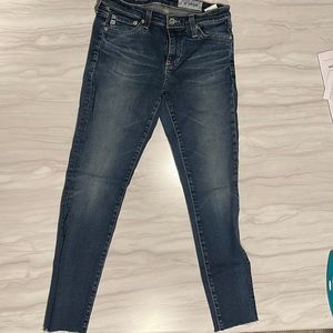 AG skinny cropped jeans